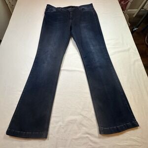Stitch Star Jeans‎ Womens Size 14 Denim Mid Rise Dark Wash EUC